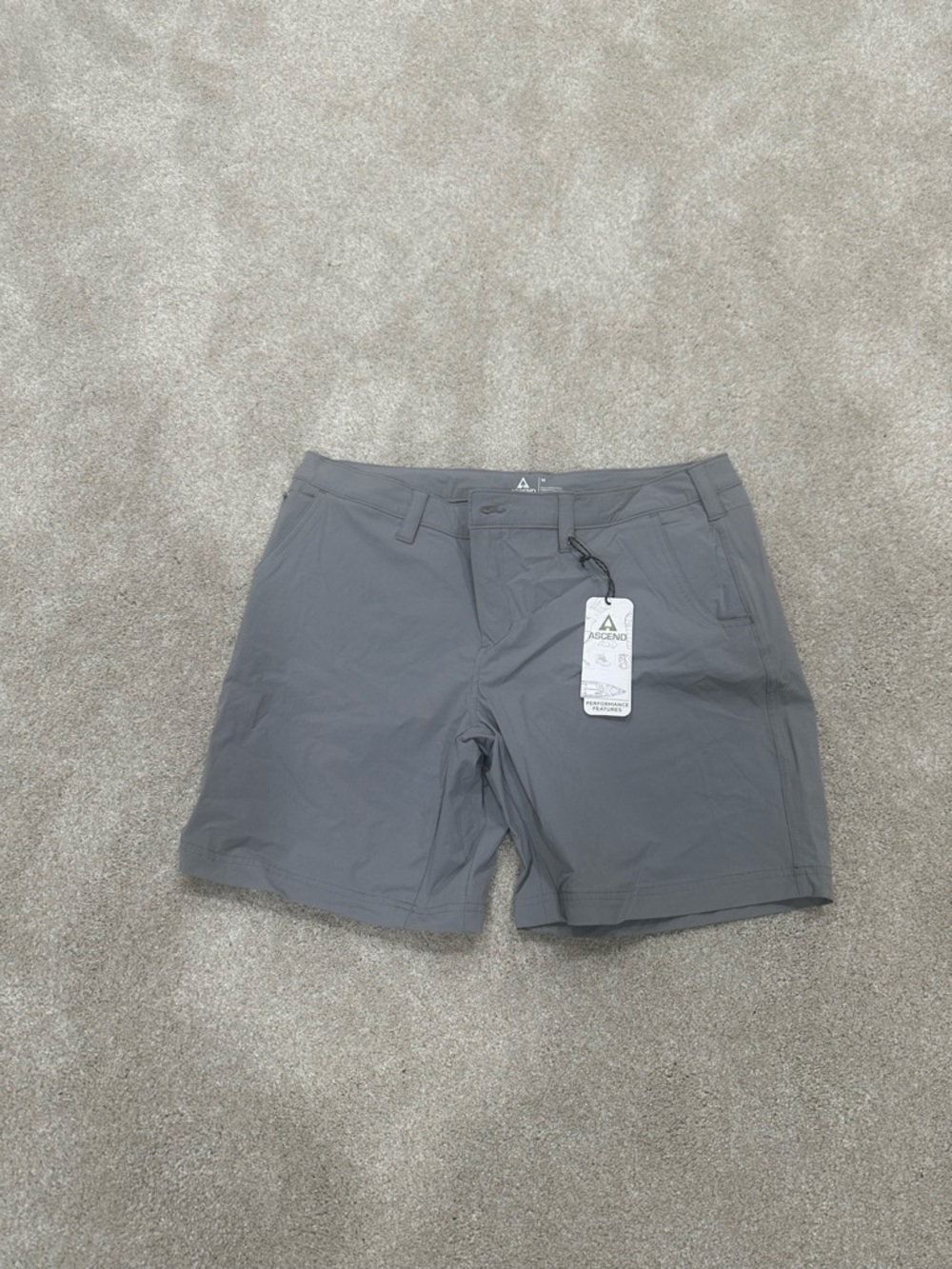 Ascend Women’s Slate Gray Active Shorts